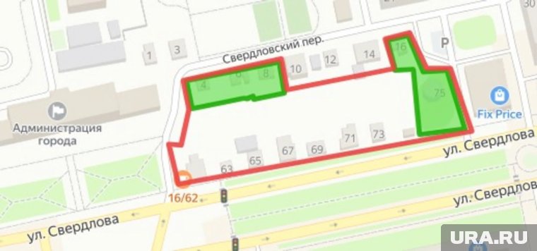 В Шадринске ищут инвестора, которые снесет дома в районе администрации города