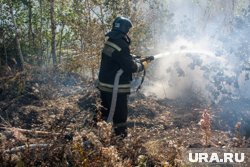 В Забайкалье тушат пожар в детском лагере