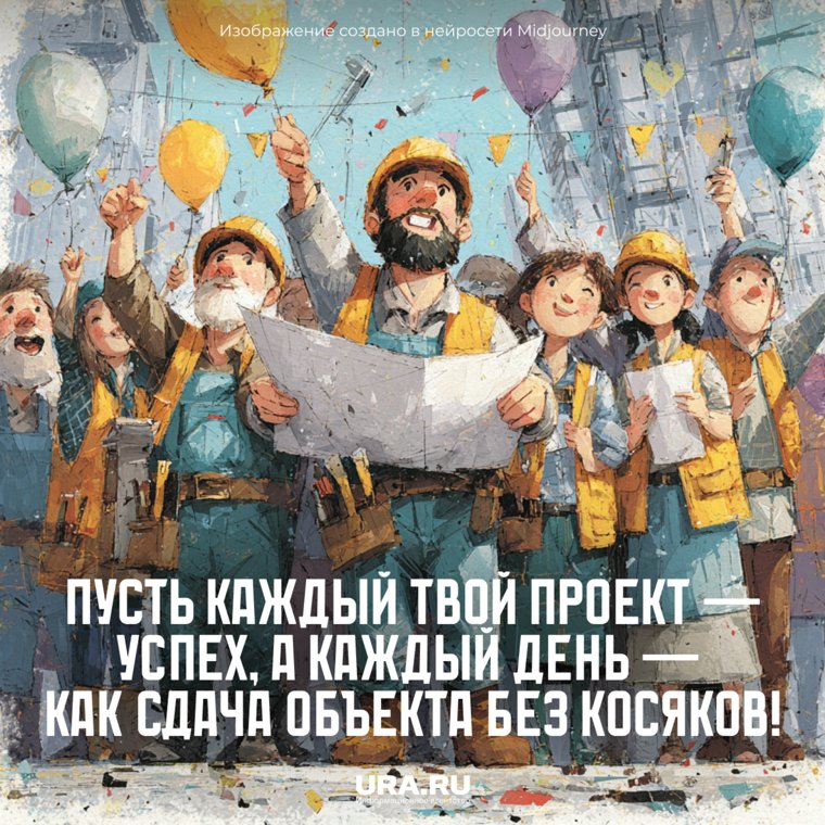 Кирпич к кирпичику, мечты к мечтам — с праздником