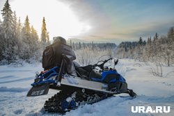 Причиной ЧП оказалась поломка снегохода, архивное фото