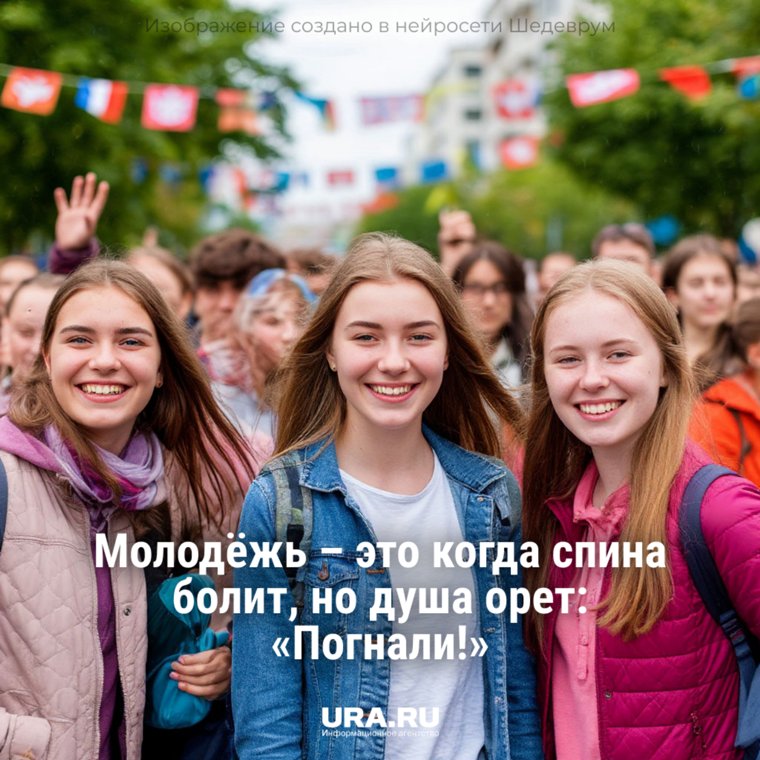  День молодежи в России отмечают в последнюю субботу июня 
