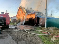 Пожар в челябинском селе унес жизни двух человек