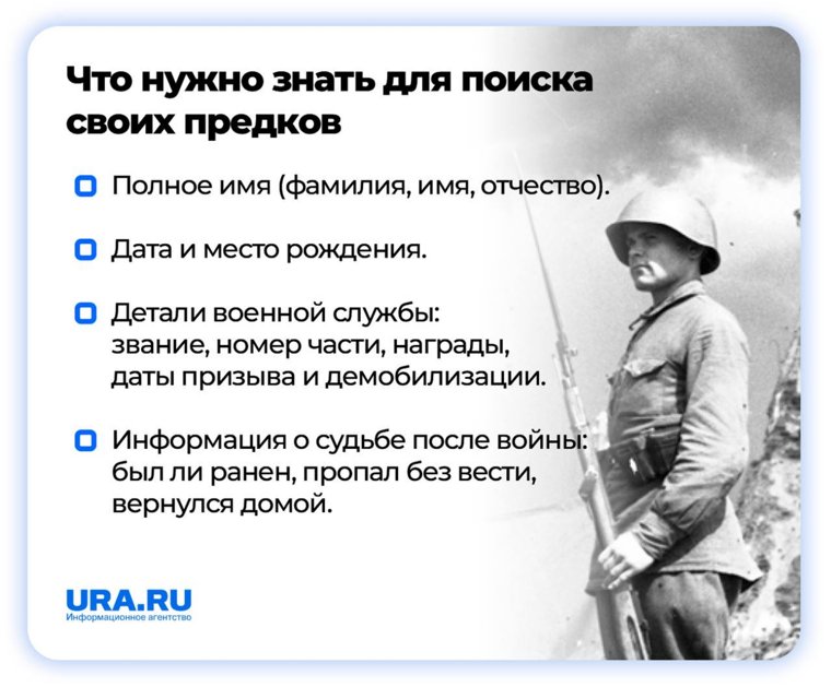 Чем больше информации, тем легче найти своего родственника