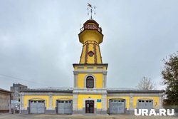 Здание пожарной части в Кургане