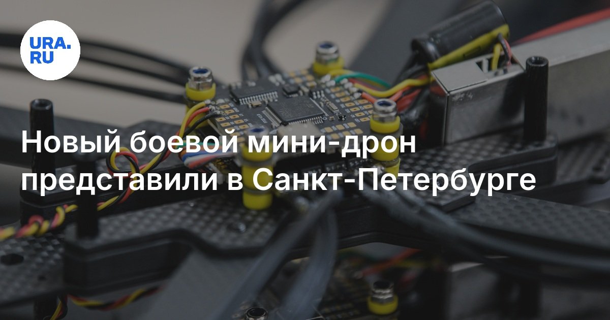 Новый боевой мини-дрон представили в Санкт-Петербурге