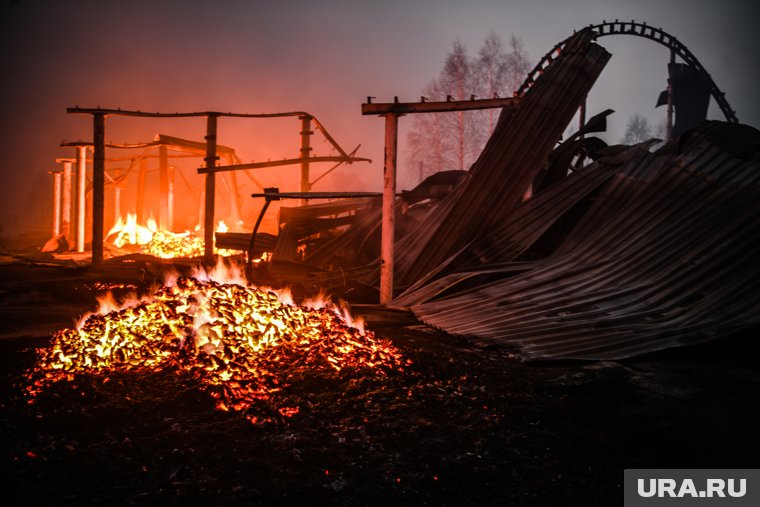 Дом тюменца сгорел в мае 2024 года (архивное фото)