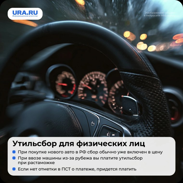 Утильсбор для физических лиц