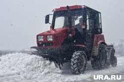 Асфальт укладывают прямо на снег