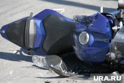 Мотоциклист доставлен в больницу