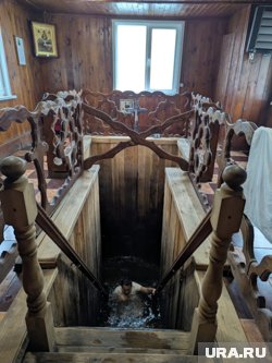 Погружение в источник в Актае 