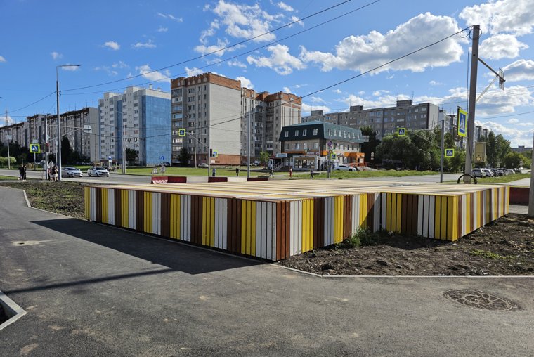 Декоративный короб на тепловой камере по улице Мальцева