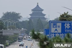 Жители китайской провинции Шаньдун сообщили, что сняли уничтожение НЛО в небе