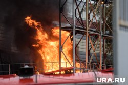 В Красноярске полыхает огромное здание (архивное фото)