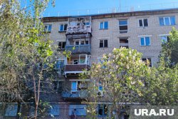 В Туле дрон упал во двор многоквартирного дома, повредив остекления в квартирах