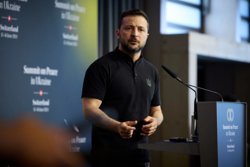 Президент Украины перепутал слова на английском во время выступления