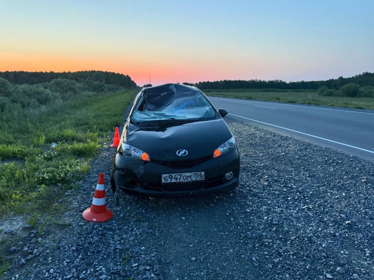 Последствия ДТП в районе Байкалово