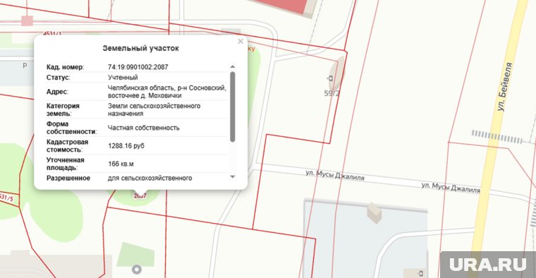Изымается земля в Сосновском районе, расположенная восточнее деревни «Моховички"