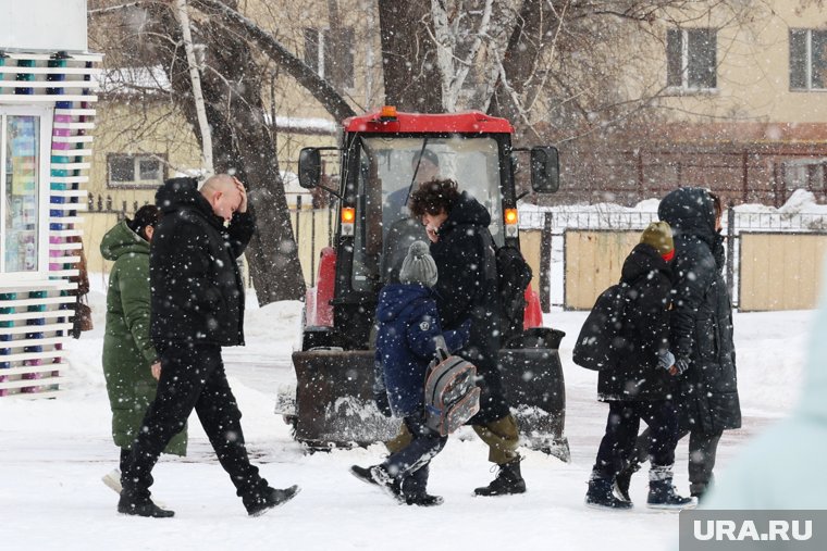 В Кургане будет снегопад