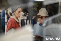 На выставке представлены фотографии со съемок