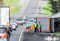 На участке дороги после ДТП организовано реверсивное движение