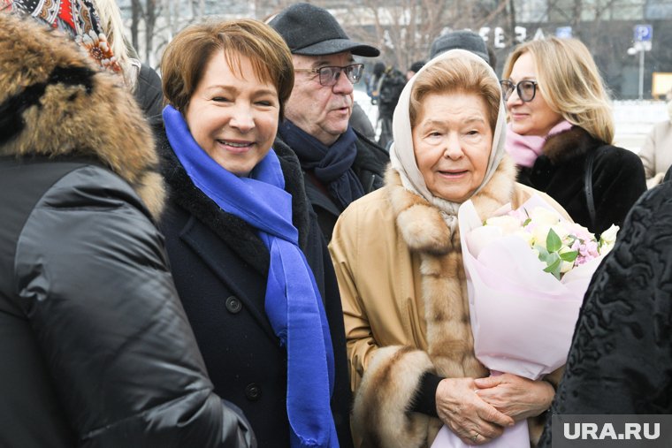 Дочь Бориса Ельцина Татьяна Юмашева (слева) и вдова экс-президента Наина (справа) в последний раз были на Урале в 2020 году