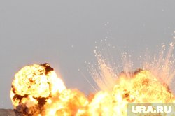Территория вокруг места взрыва оцеплена