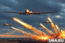 Обломки БПЛА упали на жилой дом