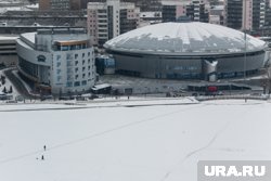 В Исети размяк лед из-за потепления (архивное фото)