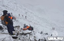 Спасатели действовали в сложных погодных условиях