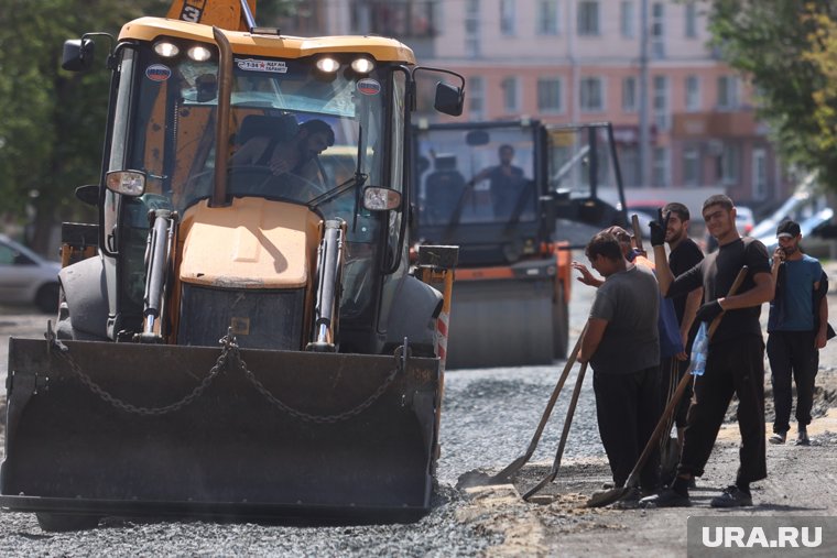В Курганской области ведется ремонт дорог