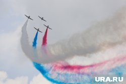 Пилоты  устроили шоу для зрителей
