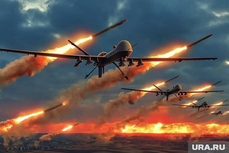Из-за атаки украинских БПЛА в Ростовской области загорелись частные дома