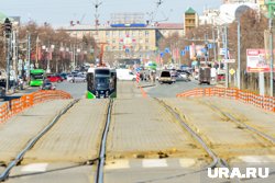 Движение транспорта будет ограничено из-за капремонта трамвайных путей до 15 октября  