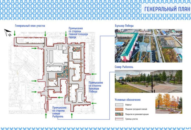   Дизайн-проект благоустройства территории в центре Лабытнанги