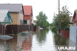Произошло подтопление жилых домов и приусадебных участков (архивное фото)