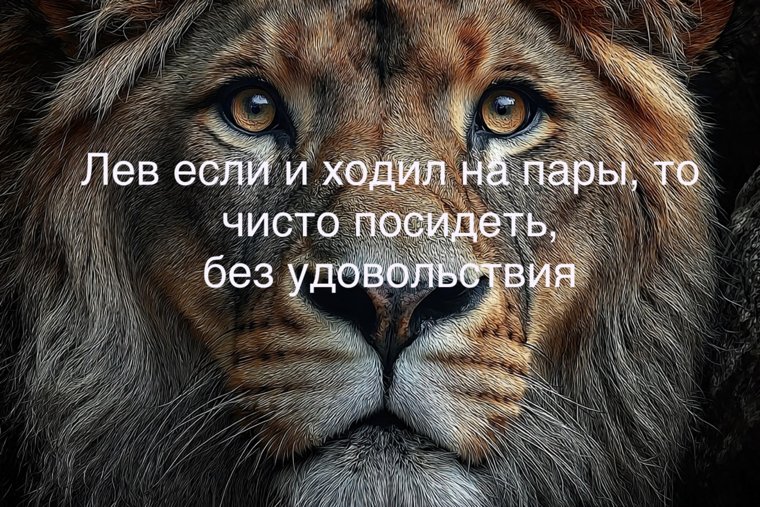 Популярная картинка про льва