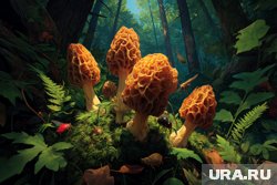 Сморчок продолжает рост и после отрыва