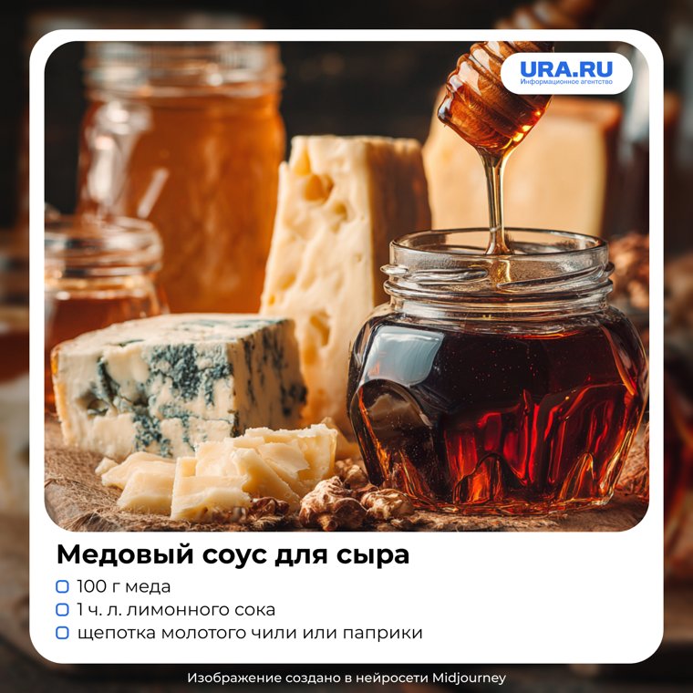 Медовый соус для сыра