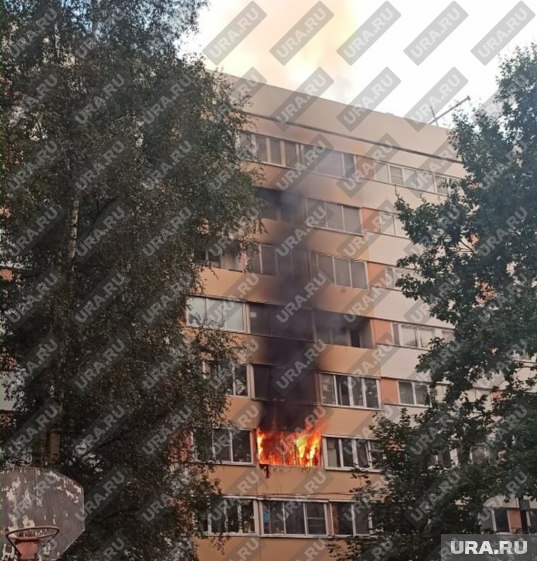 Место ЧП после взрыва