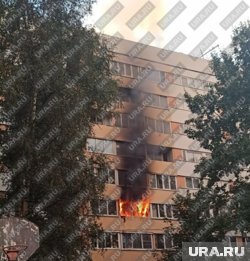 Место ЧП после взрыва