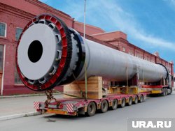 Барабан нужен для разложения минерала в производство фтористого водорода