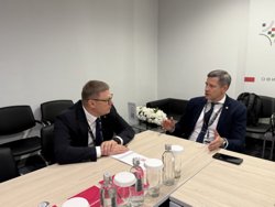 Алексей Текслер и Егор Ковальчук обсудили сотрудничество двух регионов
