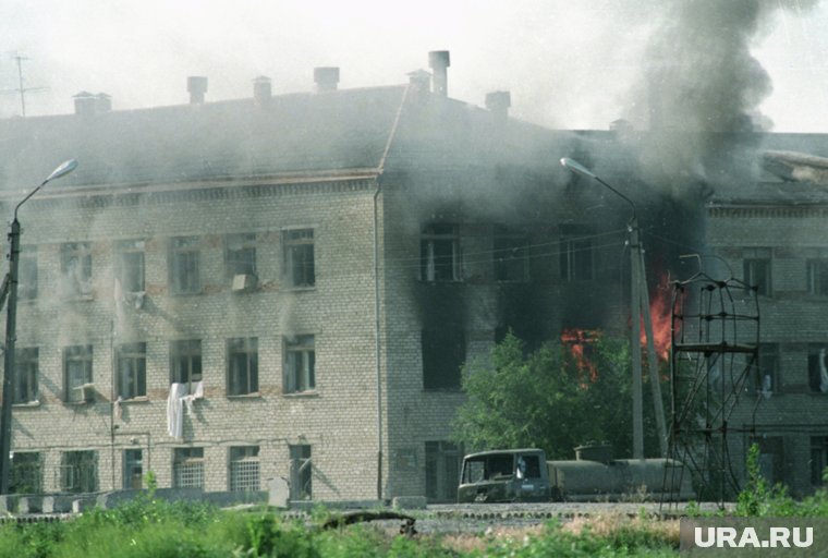 Боевики устроили пожар в больнице