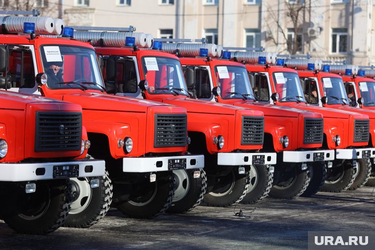 Пожарные машины с варгашинского предприятия были поставлены в Воронежскую область (архивное фото)