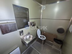 В Заозёрном заработал первый бесплатный туалет в парке