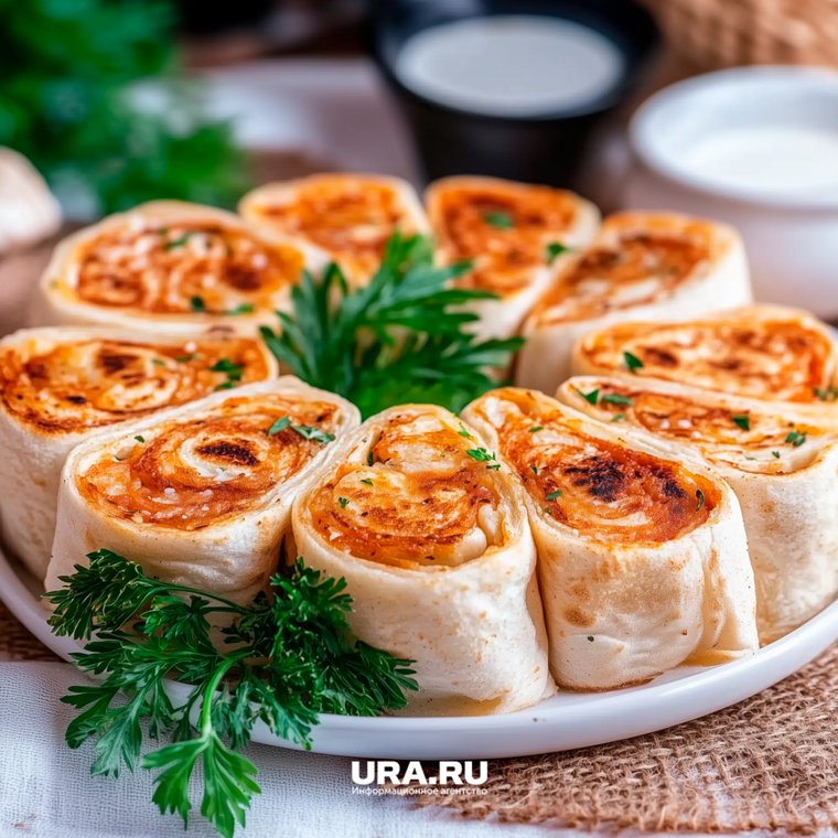 Вариант сервировки блюда