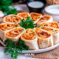 Вариант сервировки блюда