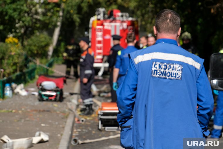 В результате взрыва госпитализировали пять человек