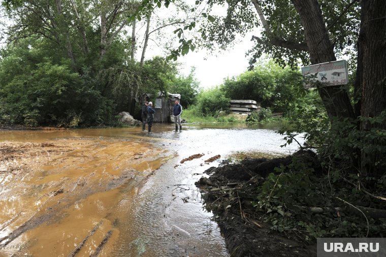 В Коркино затопленными оказались несколько улиц 