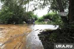 В Коркино затопленными оказались несколько улиц 